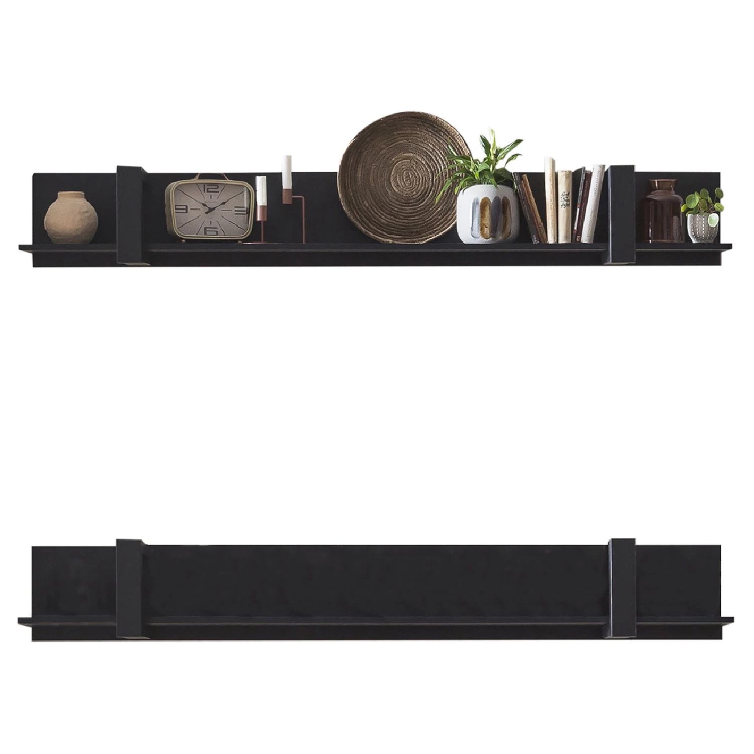 Red Living Étagère murale Norddal - Noir - Largeur : 150 cm – Image 7