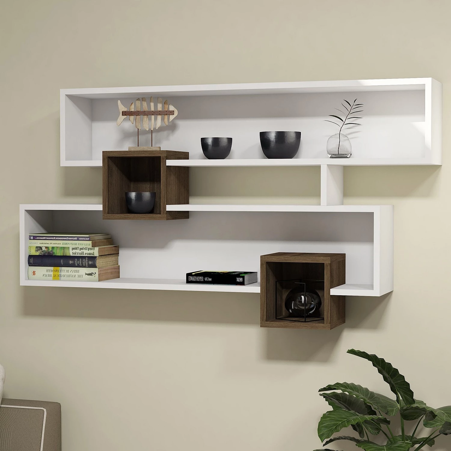 Loftscape Étagère murale Kobra - Blanc – Image 2