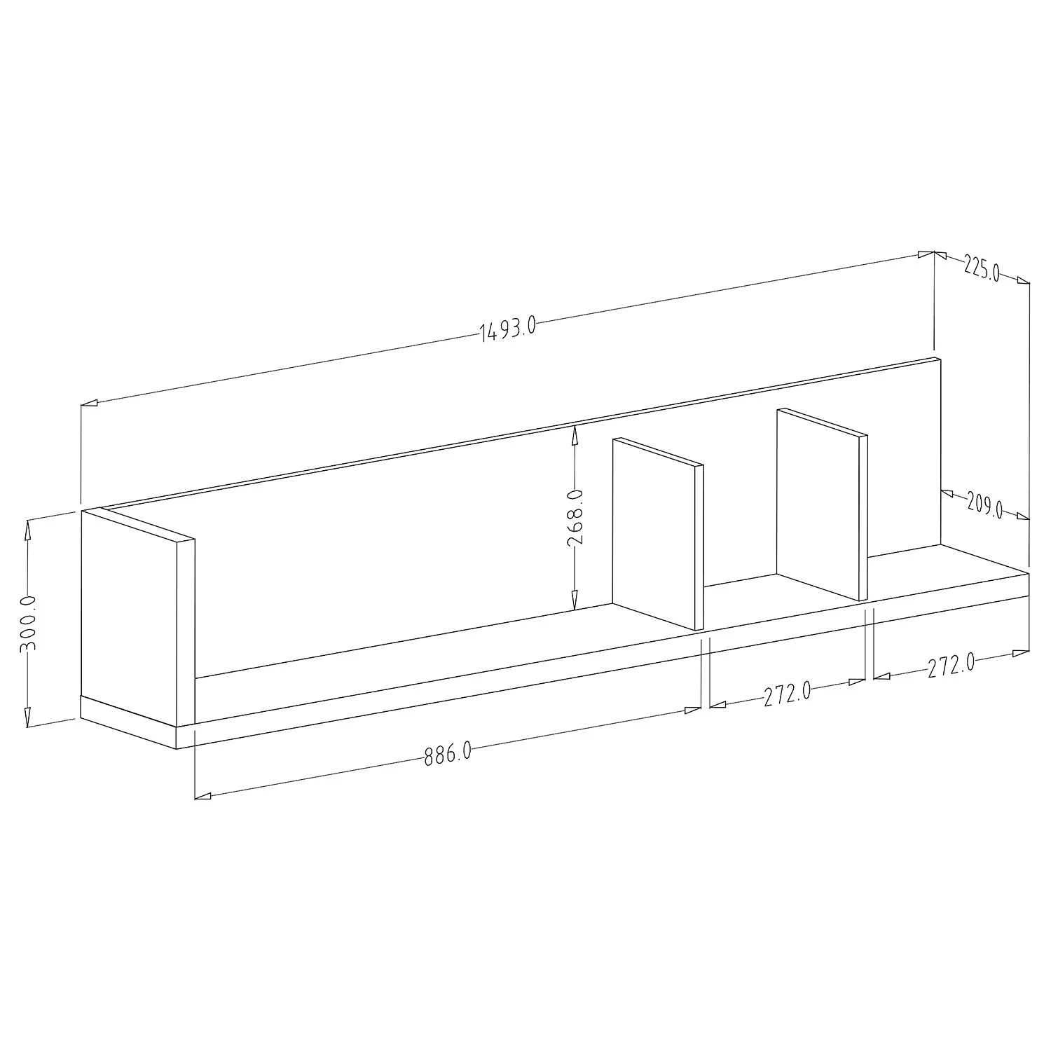 Loftscape Étagère murale Lahntal – Image 4