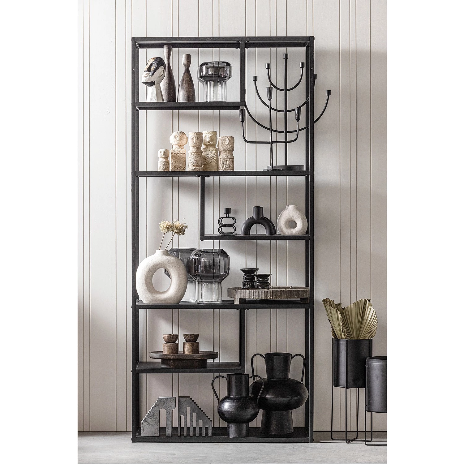 Red Living Étagère Vallvik I - Métal - Noir – Image 3