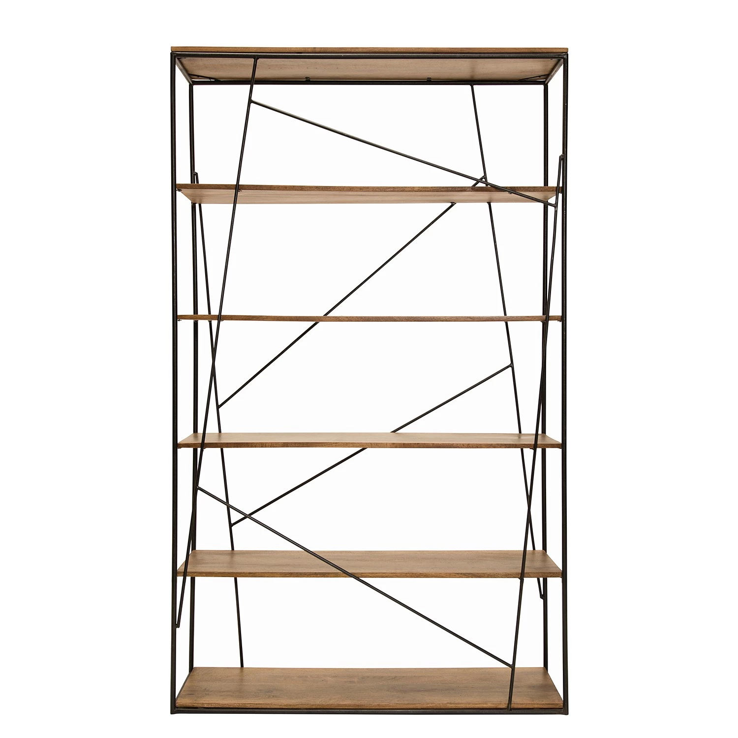 Tom Tailor Étagère Piketon II - Manguier massif / Aluminium - Manguier / Noir – Image 4