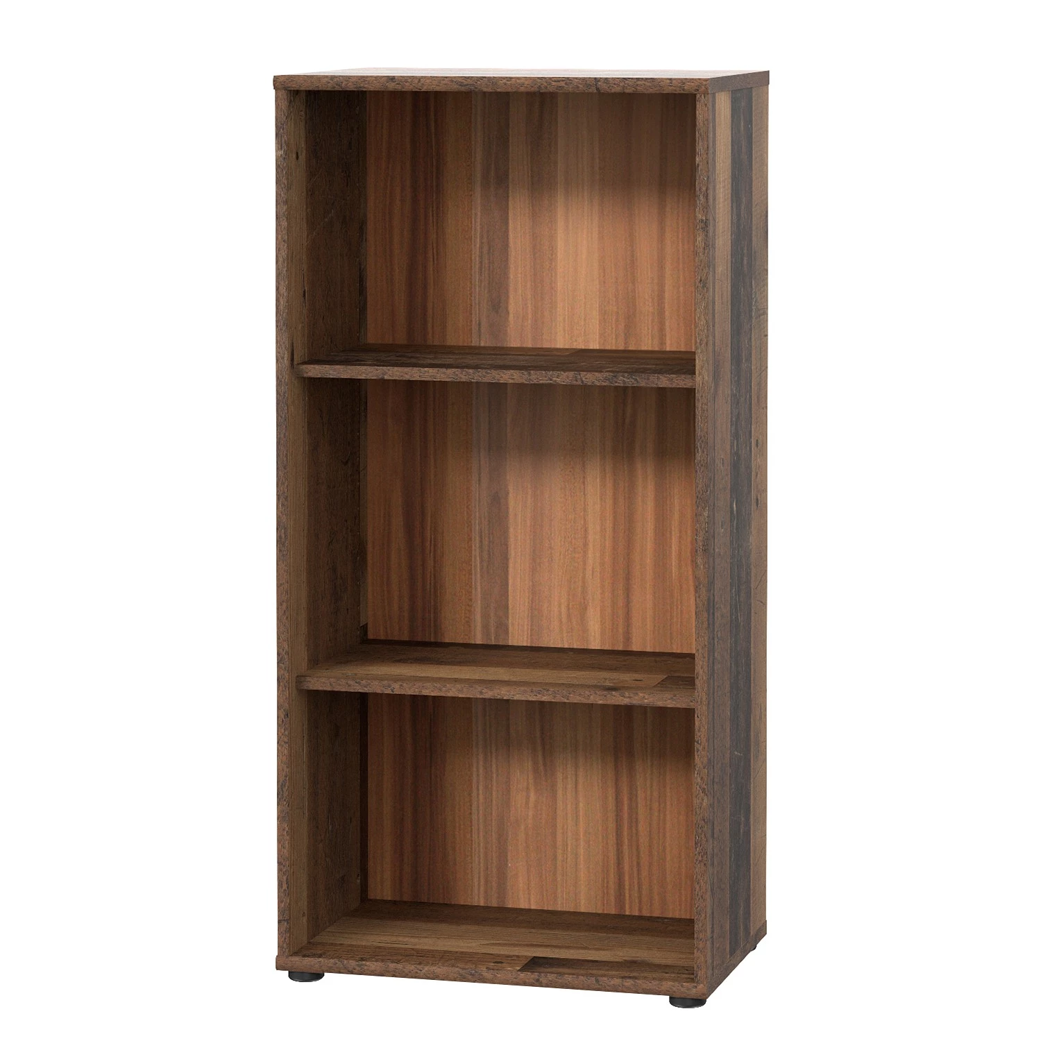 Fredriks Étagères de bureau Wisla - Imitation bois ancien - 54 x 111 cm