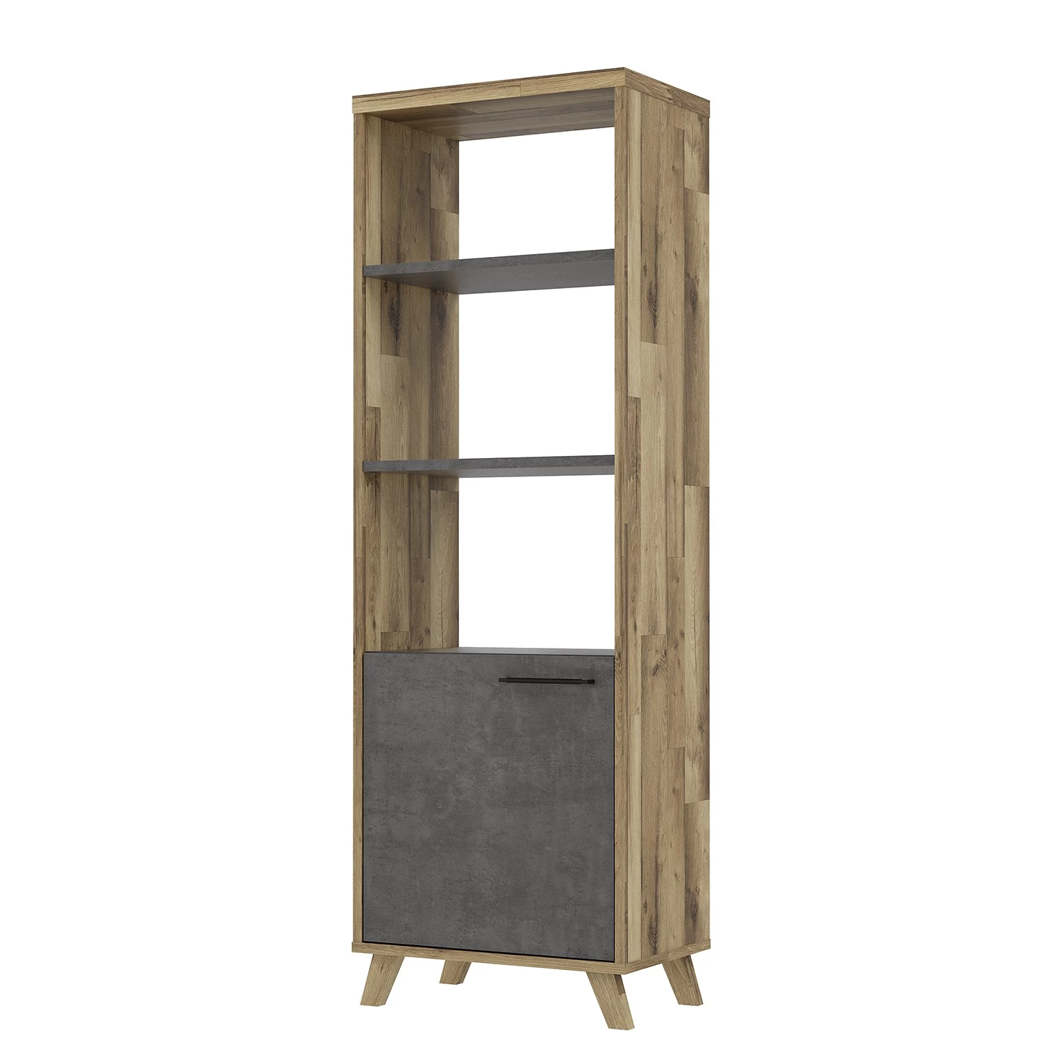 Fredriks Étagères de bureau Winster - Imitation chêne / Imitation béton