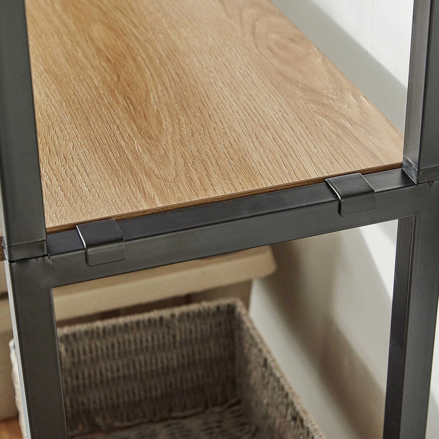 Red Living Étagère Ruoms I - Imitation acacia / Noir – Image 8