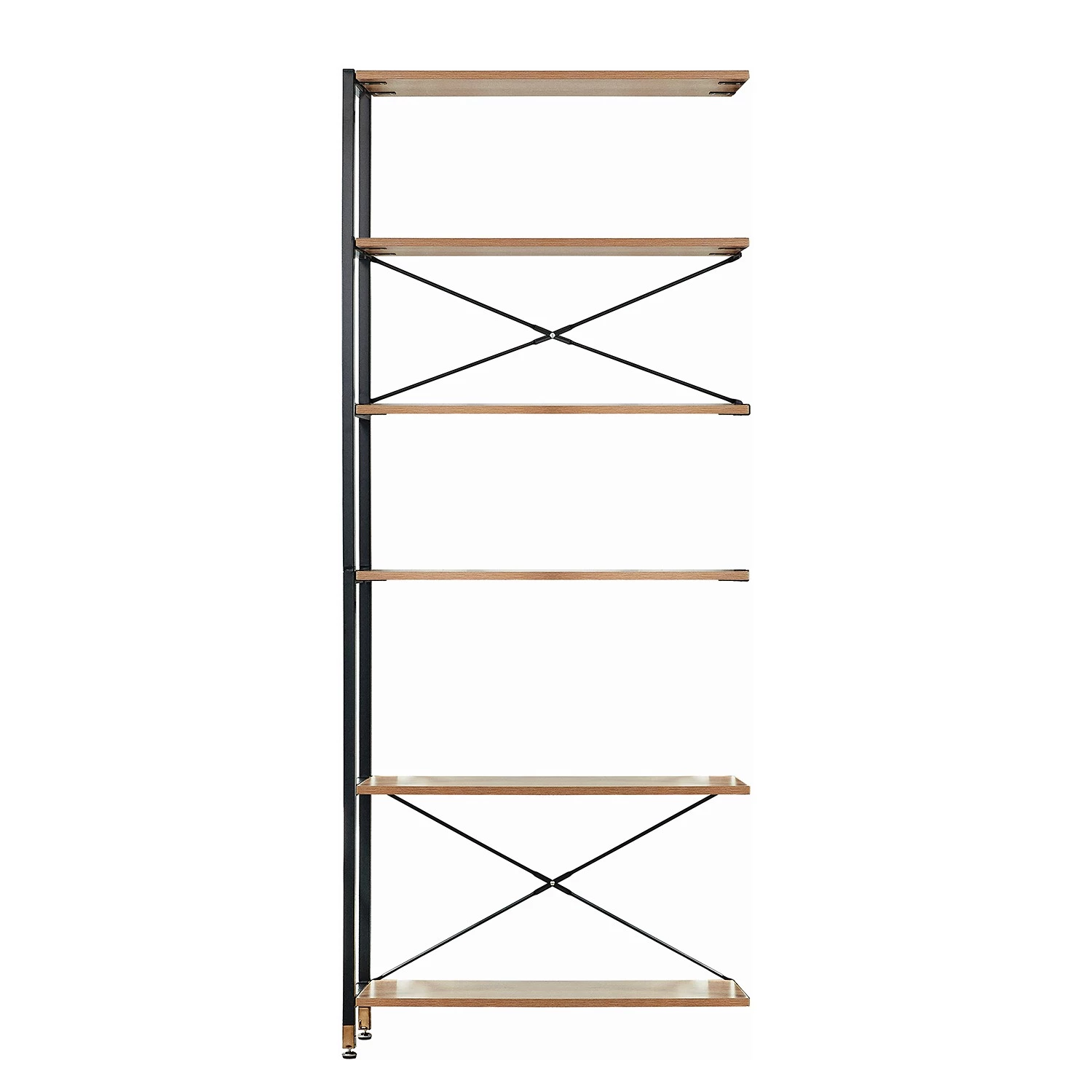 Red Living Étagère Ruoms IV - Imitation acacia / Noir – Image 2