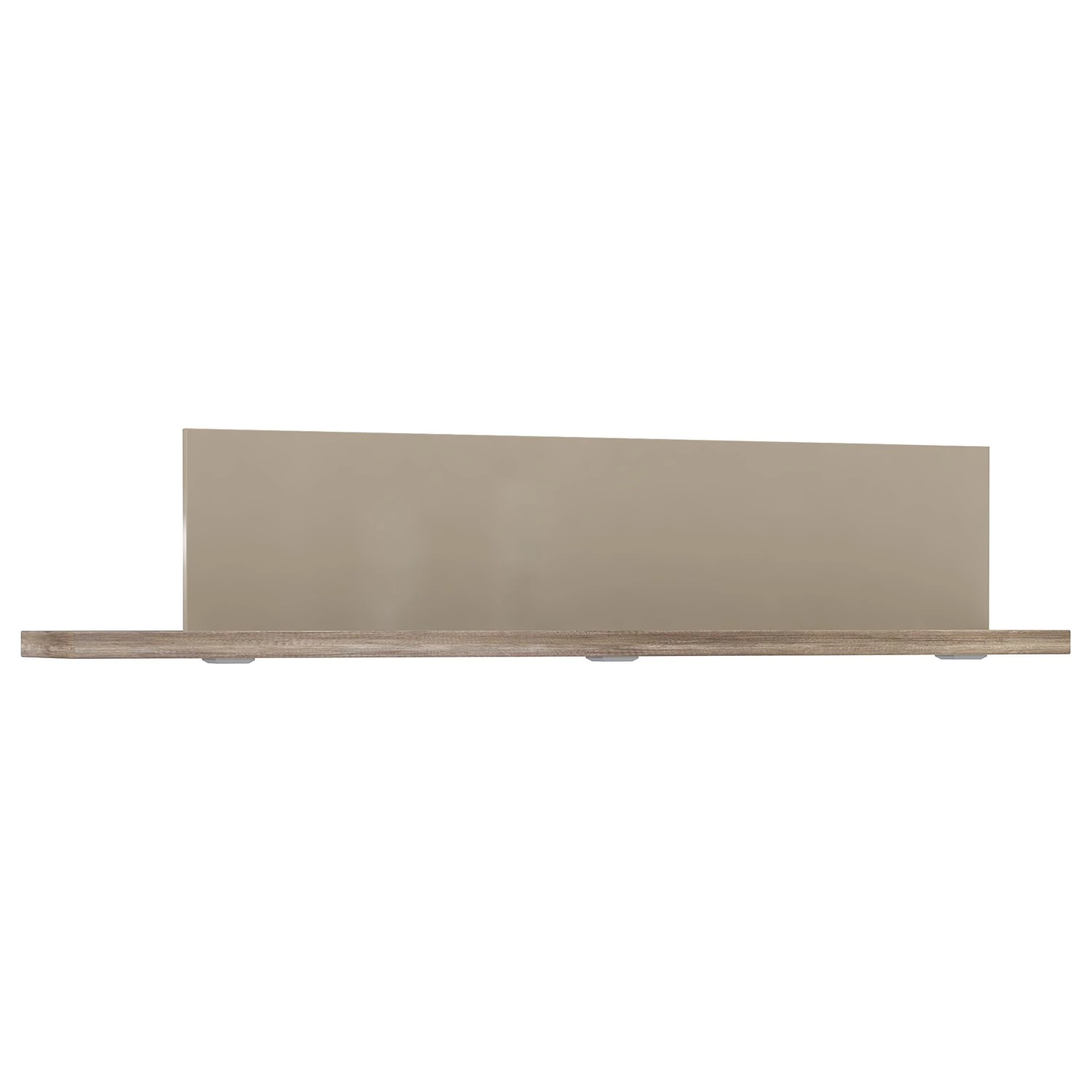Loftscape Étagère murale Verdille - Beige brillant / Imitation chêne antique