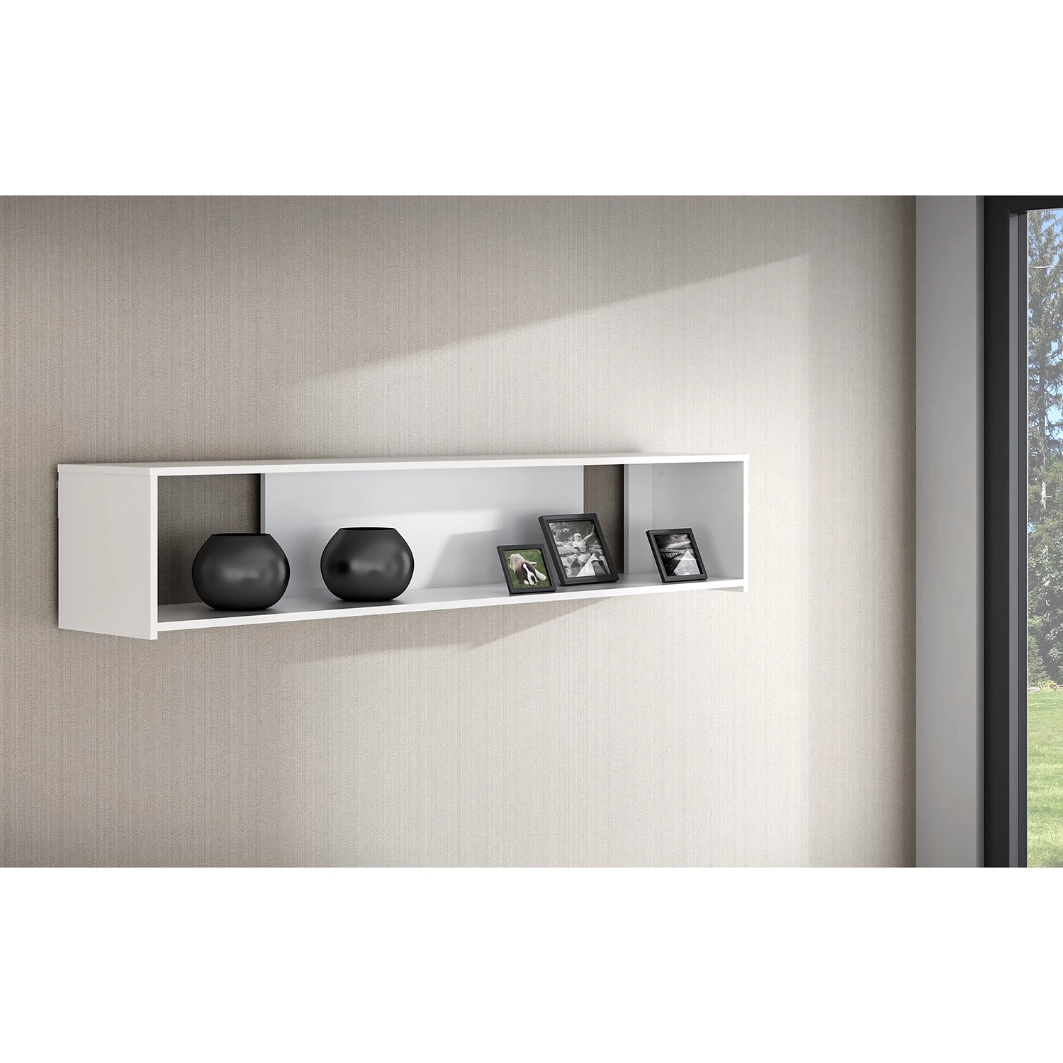 Loftscape Étagère murale Ozora - Blanc brillant / Blanc mat – Image 2