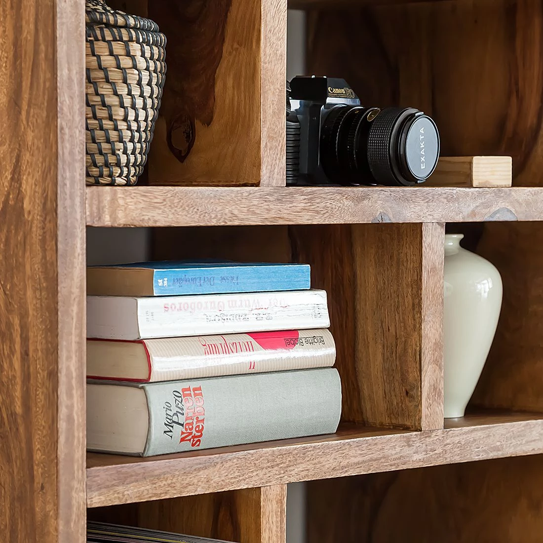 Ars Natura Bibliothèque Trangle - Sheesham massif – Image 11