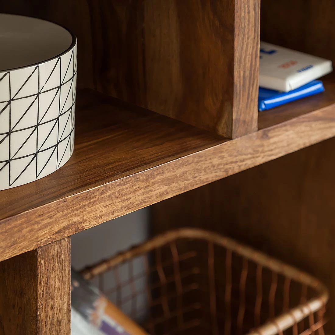 Ars Natura Bibliothèque Trangle - Sheesham massif – Image 10