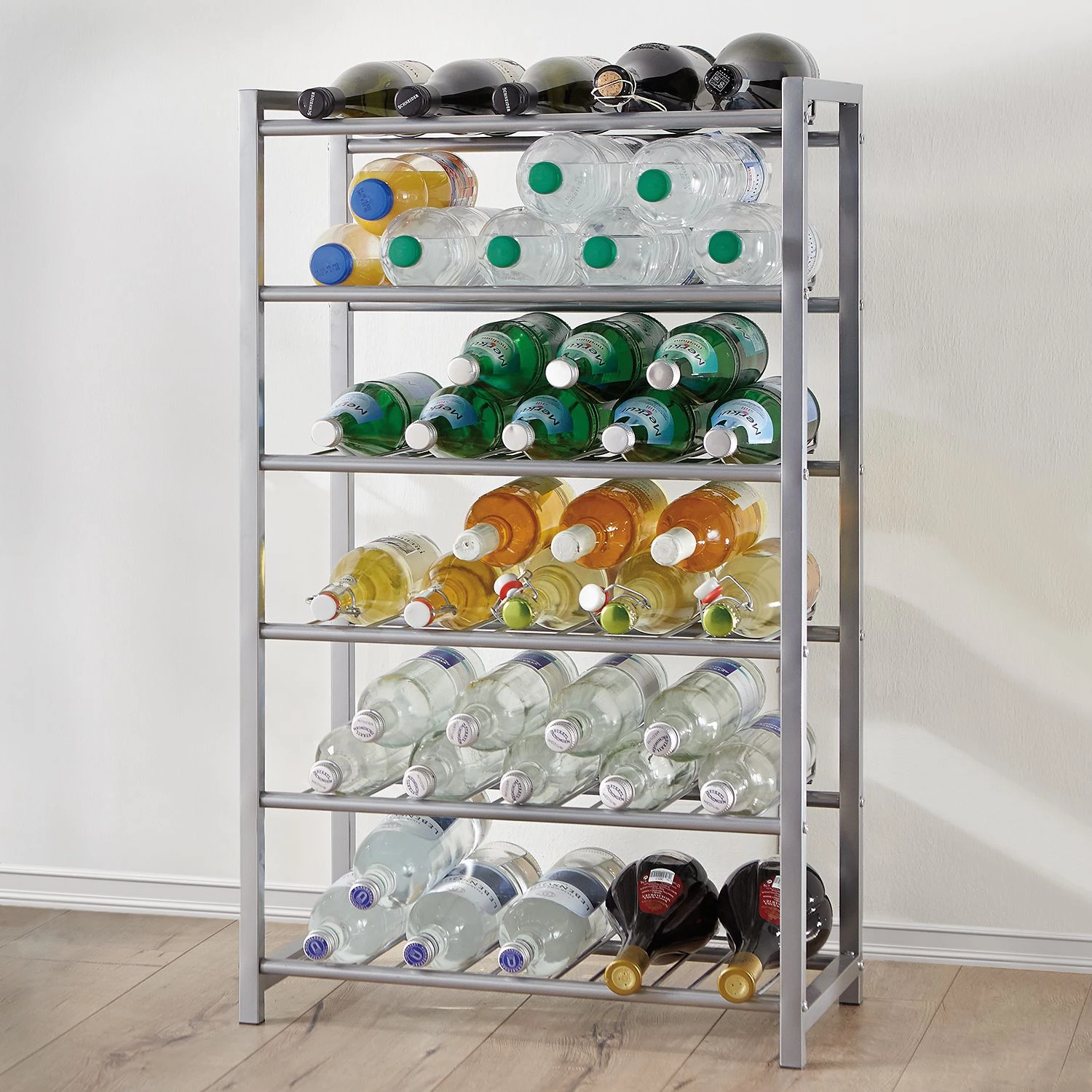 Home Design Range-bouteilles Dundalk 1,5L II - Couleur aluminium – Image 2