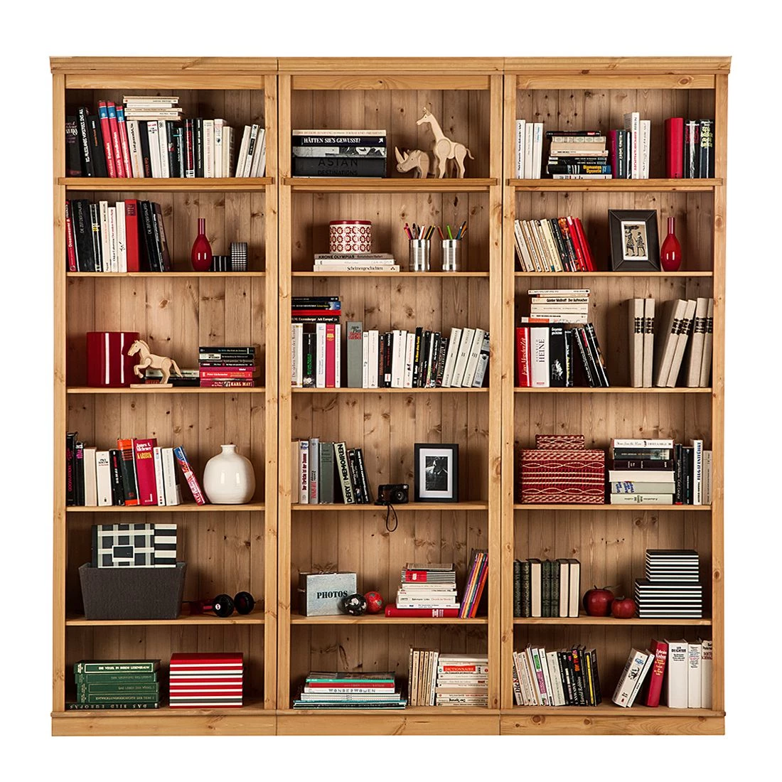 Maison Belfort Bibliothèque Lillehammer II - Pin massif - Epicéa naturel – Image 6