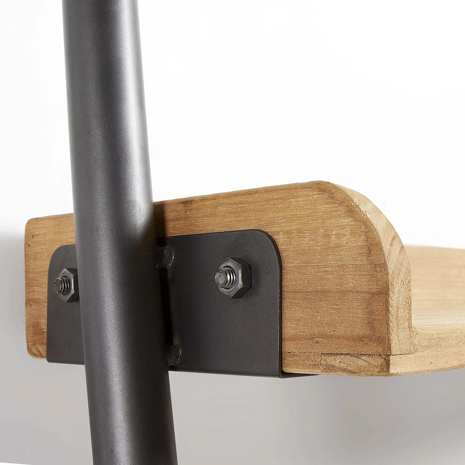 Ars manufacti Étagère Calafell I - Sapin massif / Fer - Sapin / Noir – Image 7
