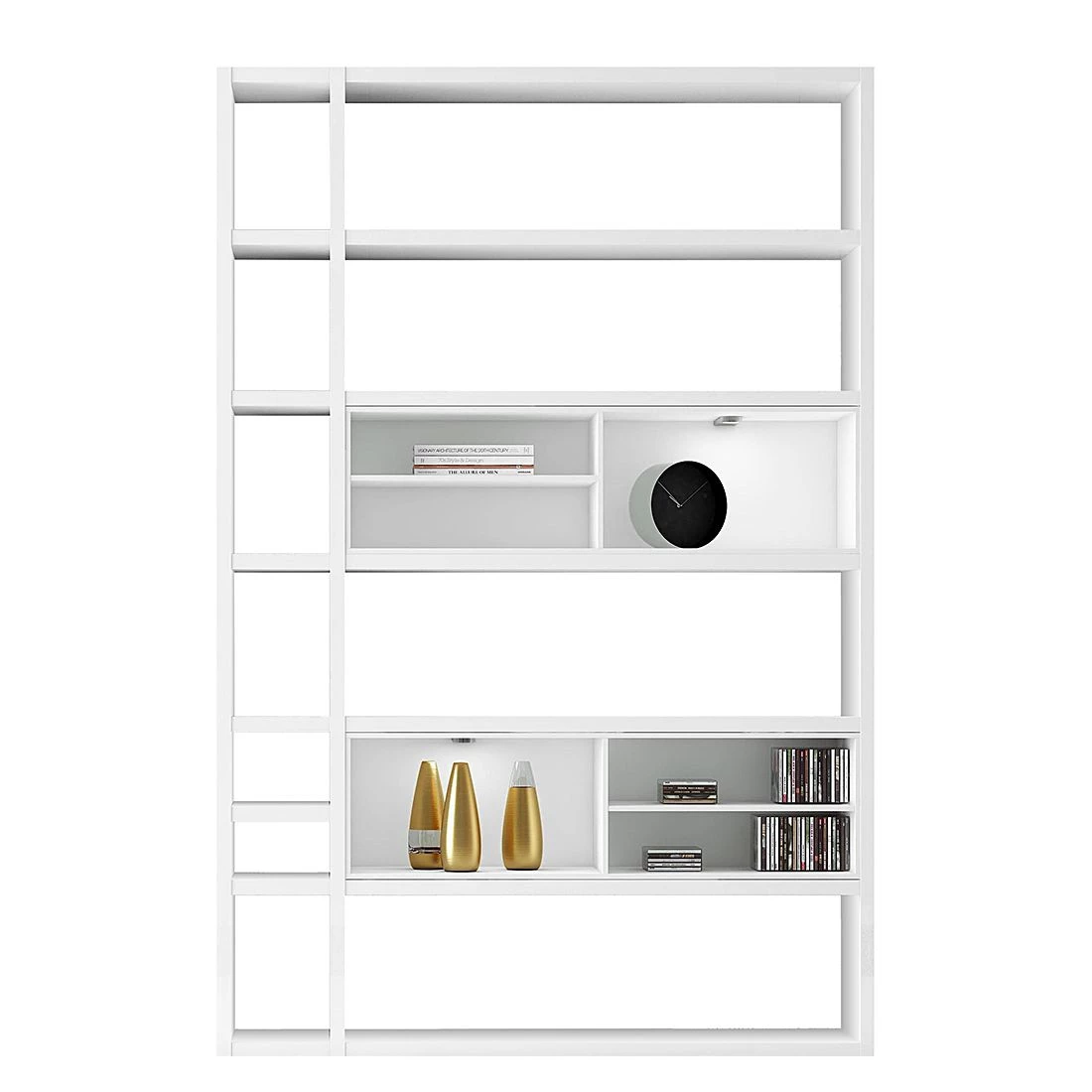 Loftscape Etagère Emporior I - Blanc crème - Avec éclairage