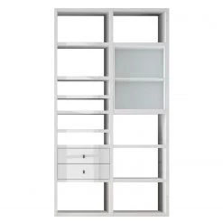 Loftscape Etagère Emporior II - Blanc brillant / Blanc - Sans éclairage