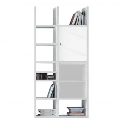 Loftscape Etagère Emporior IV - Blanc brillant / Blanc - Sans éclairage
