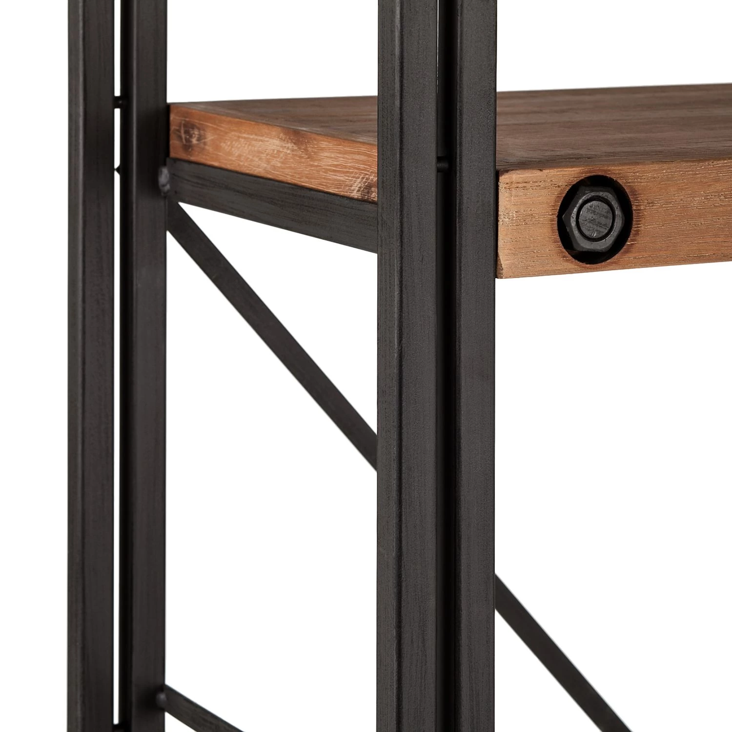 Ars manufacti Étagère Manchester II - Acacia massif / Métal – Image 9