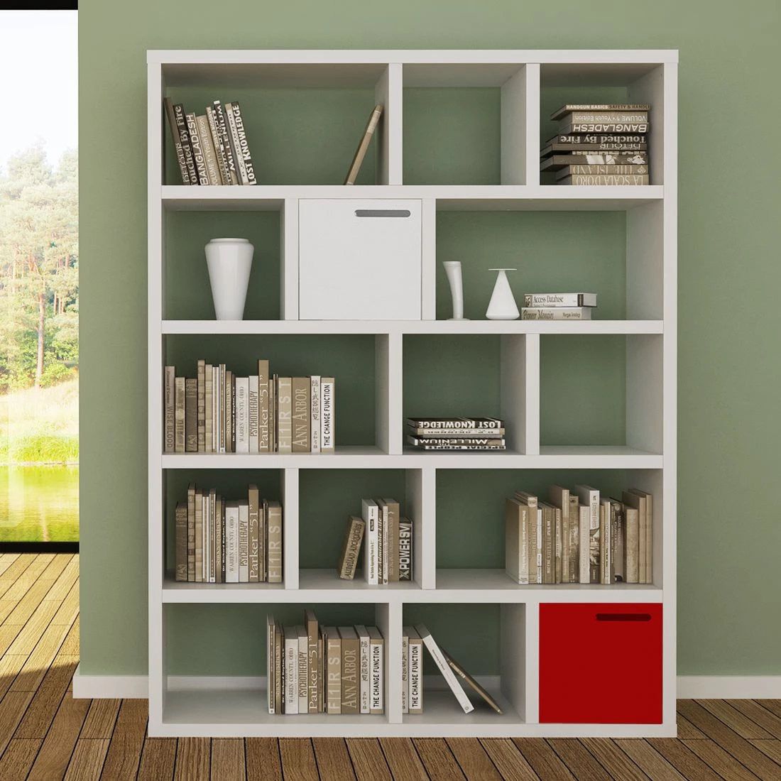 Temahome Étagère Berlin - Blanc mat - Blanc - 150 x 198 cm – Image 5