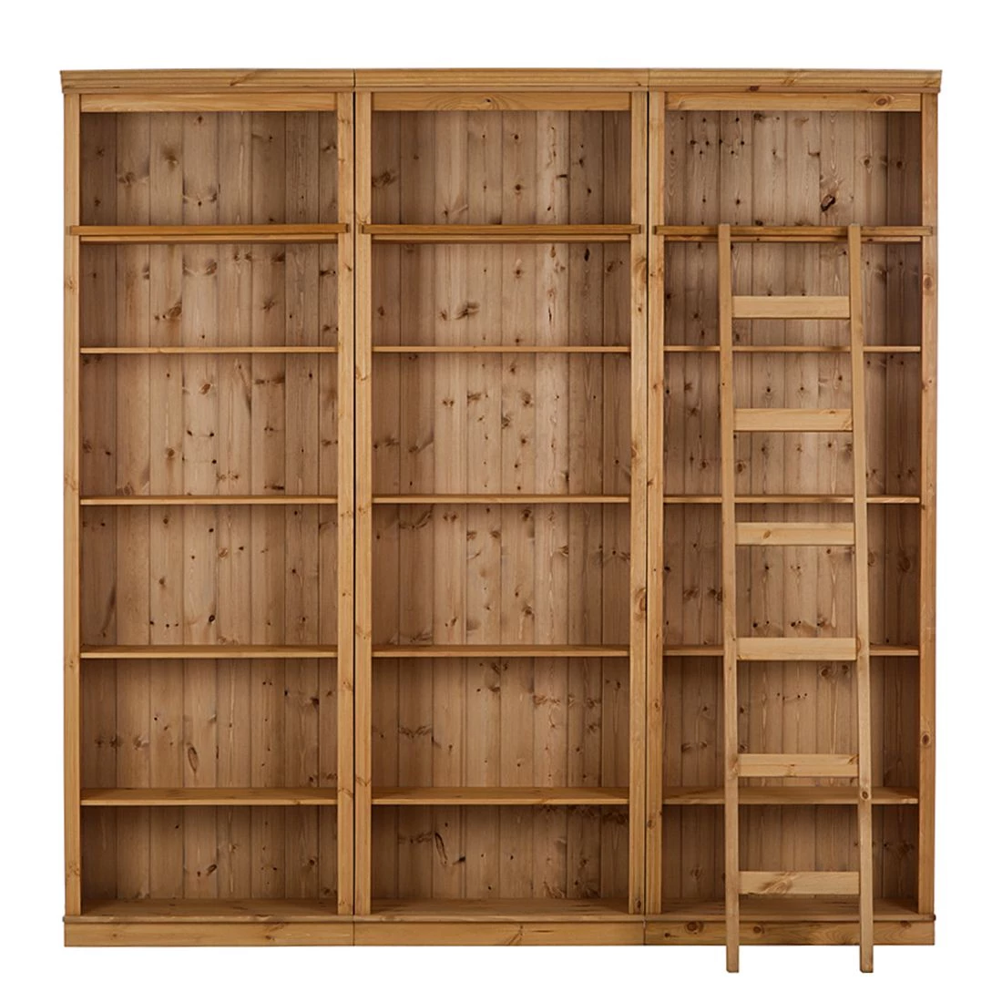 Maison Belfort Bibliothèque Lillehammer II - Pin massif - Epicéa naturel – Image 7