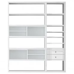 Loftscape Etagère Emporior II.A - Blanc brillant / Blanc - Sans éclairage