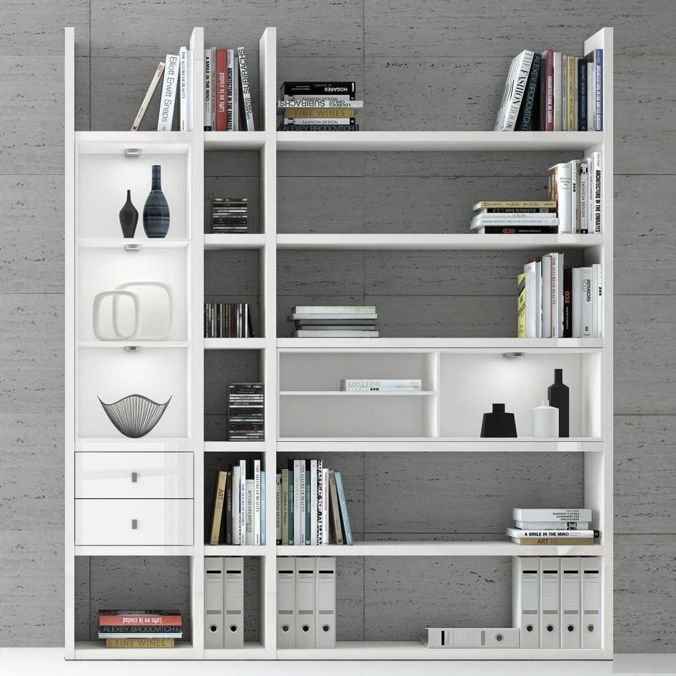 Loftscape Etagère Emporior III.B - Blanc brillant / Blanc - Sans éclairage – Image 2