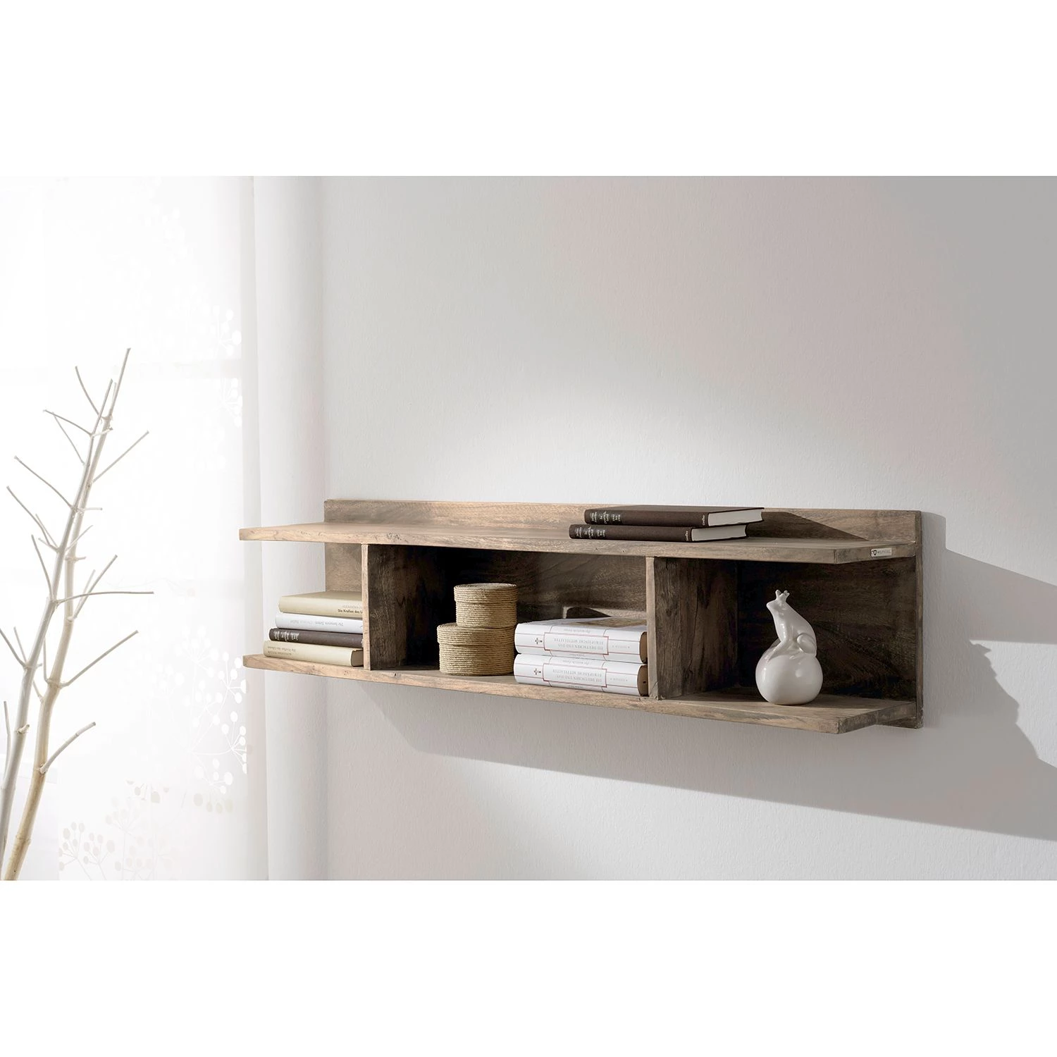 Wolf-Möbel Étagère murale Yoga - Sheesham massif – Image 2