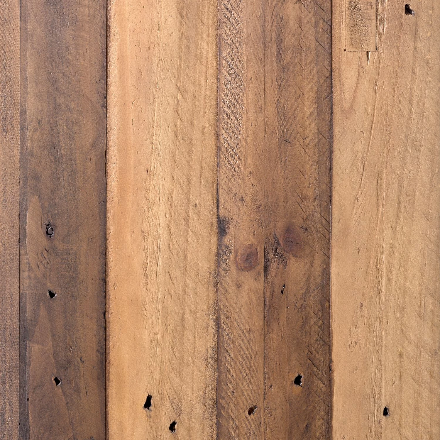 Ars manufacti Étagère à vin Tamati - Pin ancien / Métal - Pin foncé / Noir – Image 8