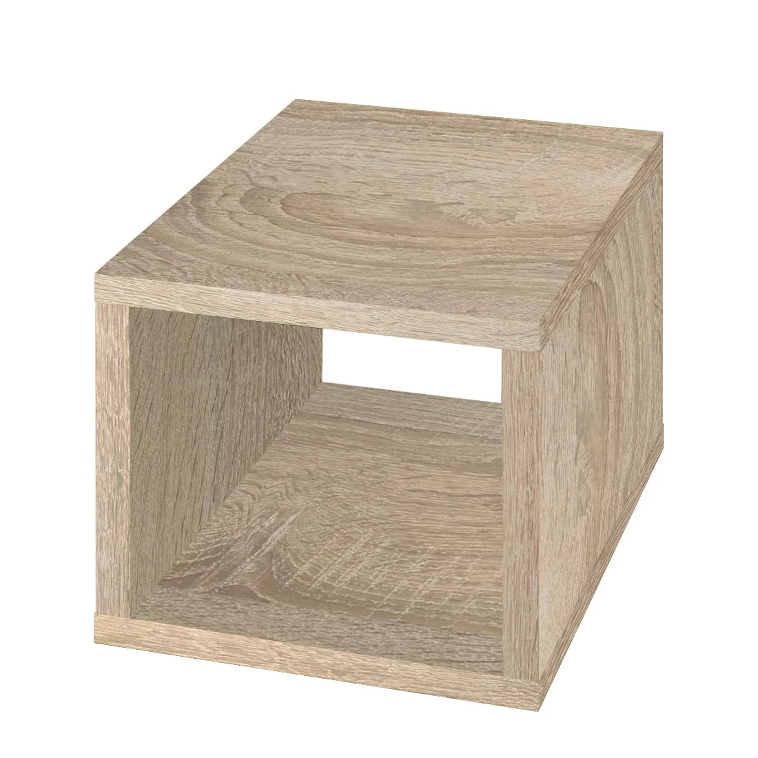 Mooved Etagère cube Konstanz - Imitation chêne brut de sciage