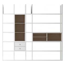 Loftscape Etagère XL Emporior IIl.B - Blanc / Imitation chêne de Sonoma - Sans éclairage