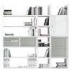 Loftscape Etagère XL Emporior IV - Blanc brillant / Blanc - Sans éclairage
