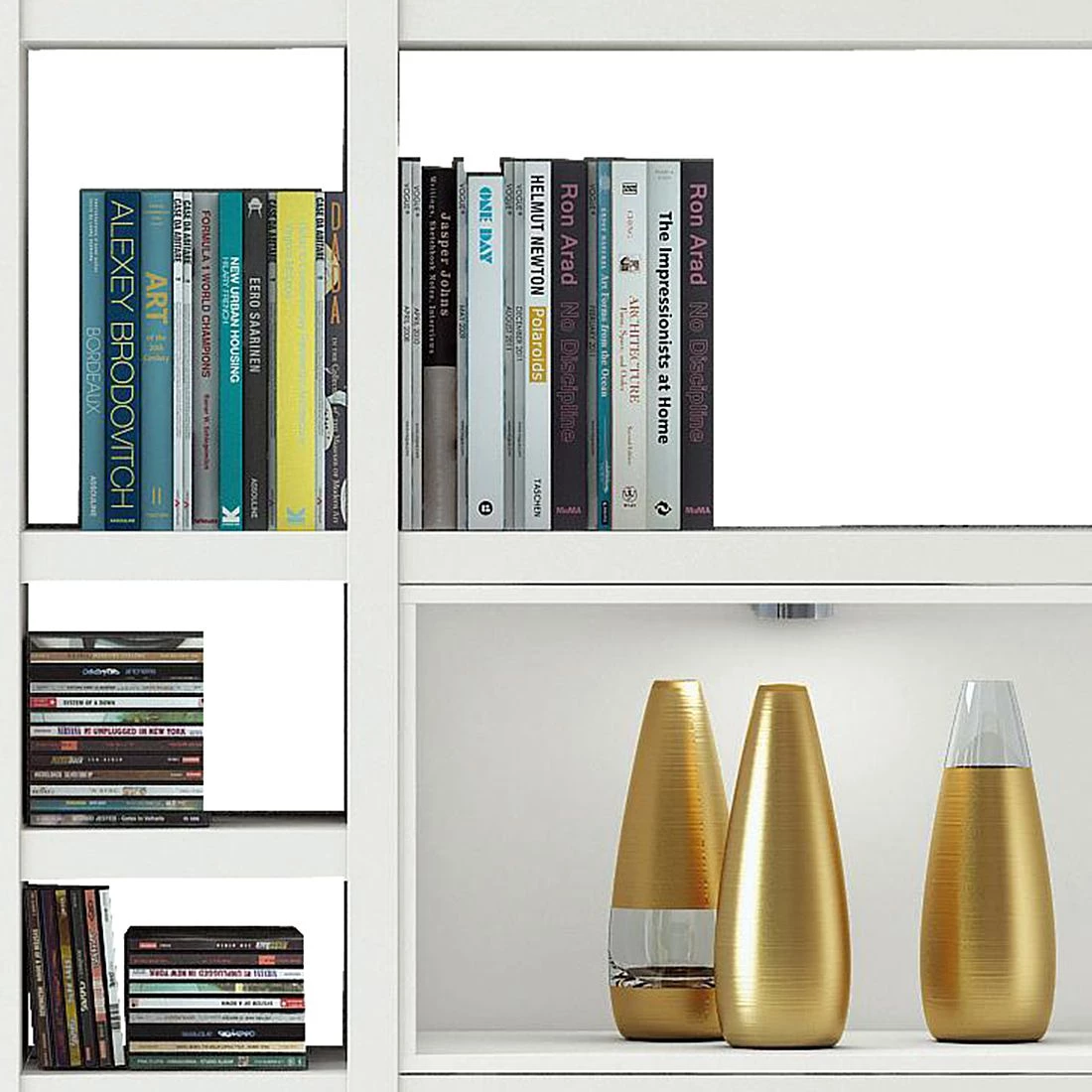 Loftscape Etagère XXL Emporior II - Blanc crème - Avec éclairage – Image 5