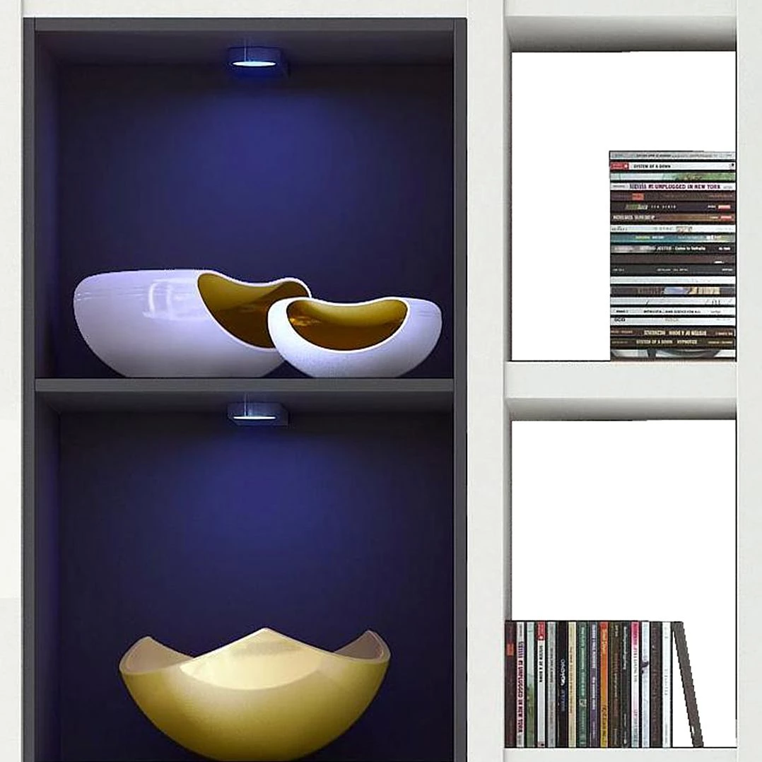 Loftscape Etagère XXL Emporior IV.A - Blanc / Noir - Avec éclairage – Image 3